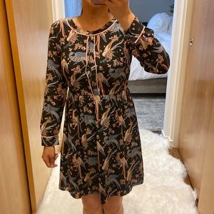Loft long sleeve floral dress